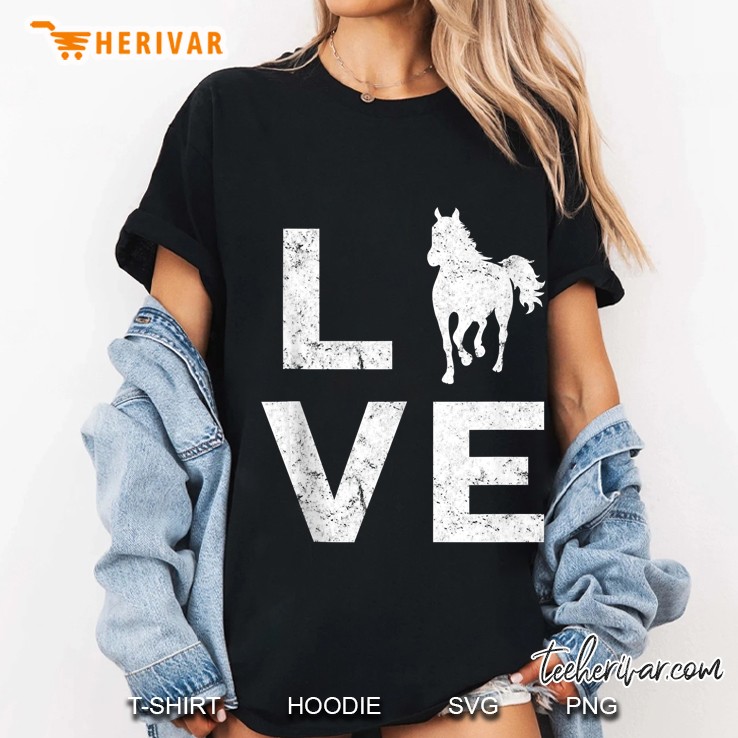 Love Horses Gift Tank Top Hoodie