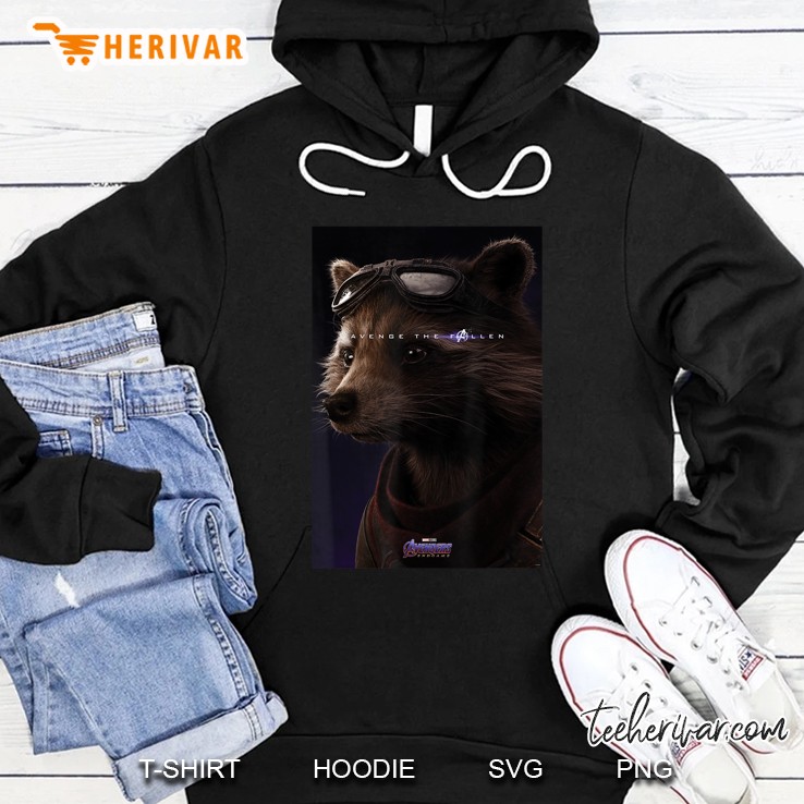 Marvel Avengers Endgame Rocket What Ever It Takes Poster Hoodie