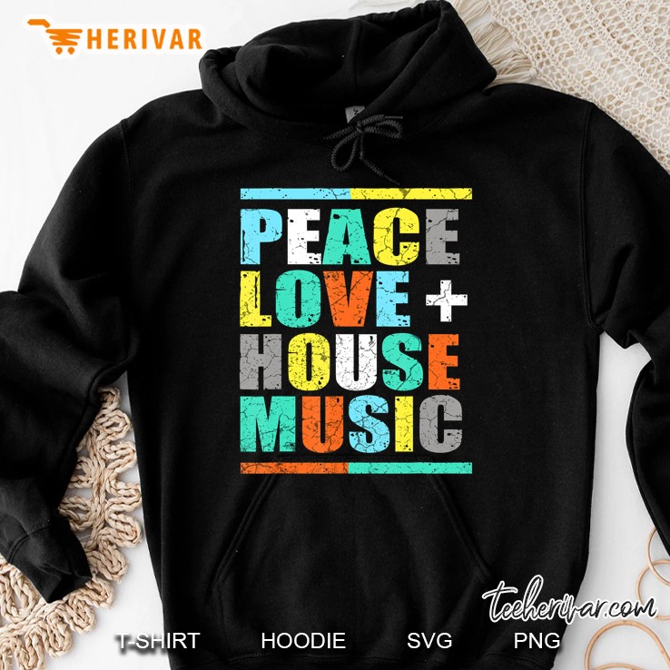 Peace Love House Music Gift Mugs