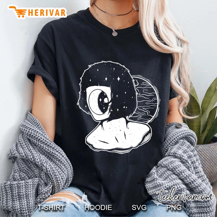 Surreal Aesthetic Girl Soft Grunge Hoodie