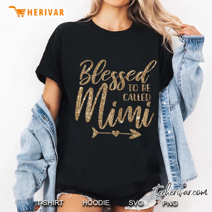 Womens Blessed To Be Called Mimi For Grandma Mother