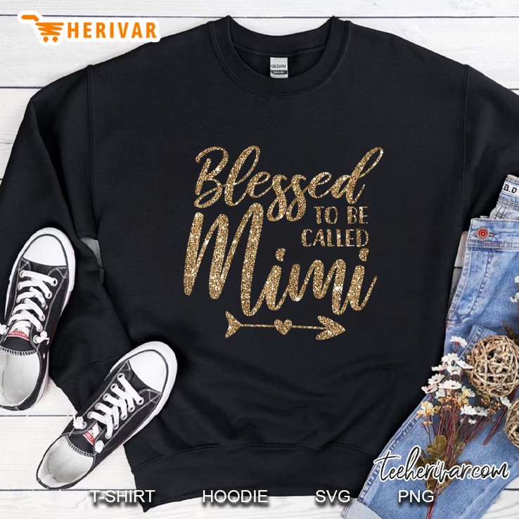 Womens Blessed To Be Called Mimi For Grandma Mother