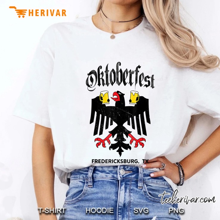 Fredericksburg Oktoberfest German Eagle Drinking Buddy Ladies Tee