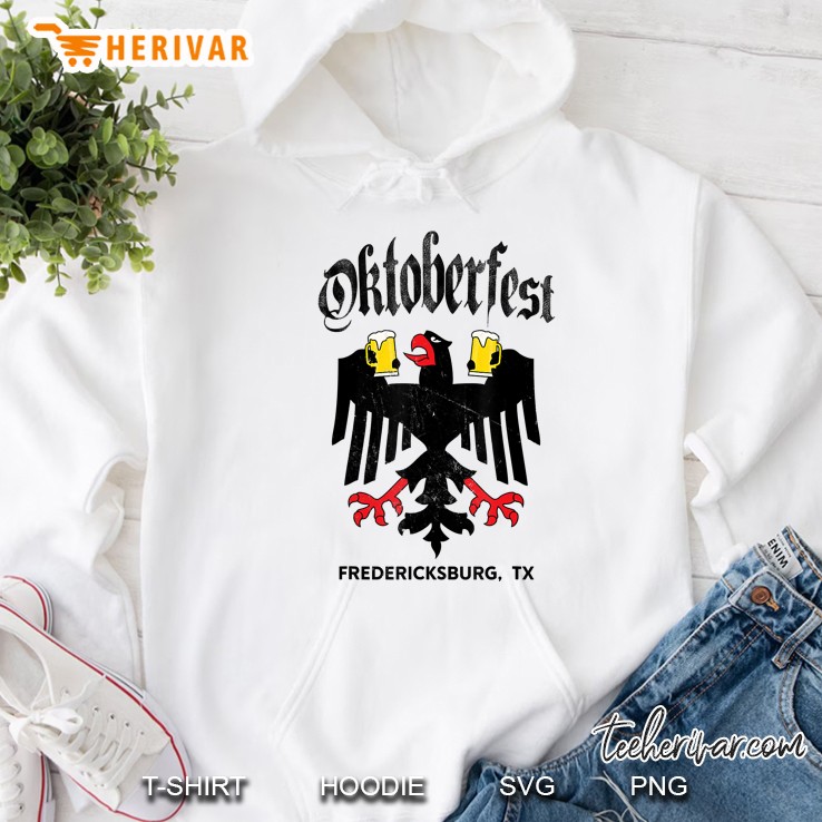 Fredericksburg Oktoberfest German Eagle Drinking Buddy Hoodie