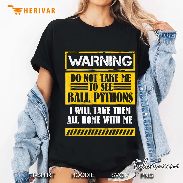 Ball Pythons Funny Reptile Pet Show Gift Ladies Tee