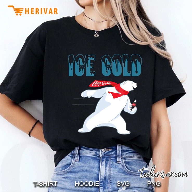 Coca Cola Ice Cold Coke Bear Ladies Tee