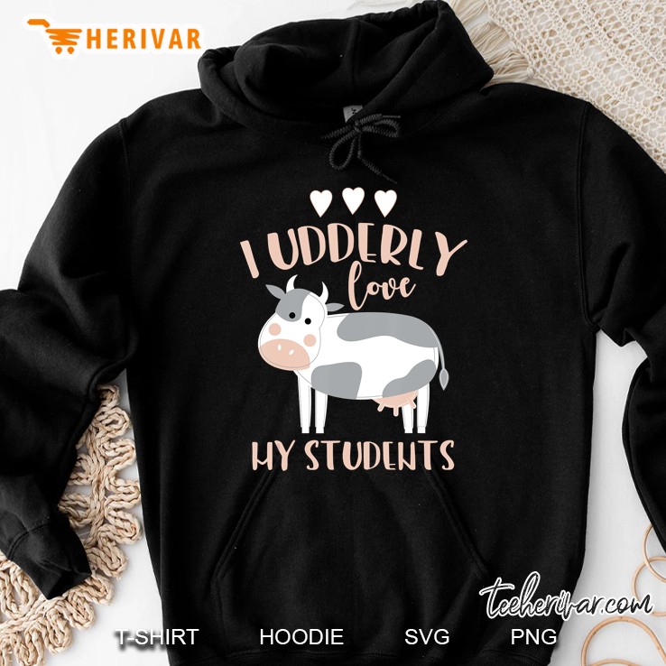 Cow Teacher Gift Hoodie