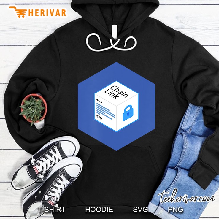 Cryptocurrency Link Chainlink Blockchain Crypto Coin Hoodie