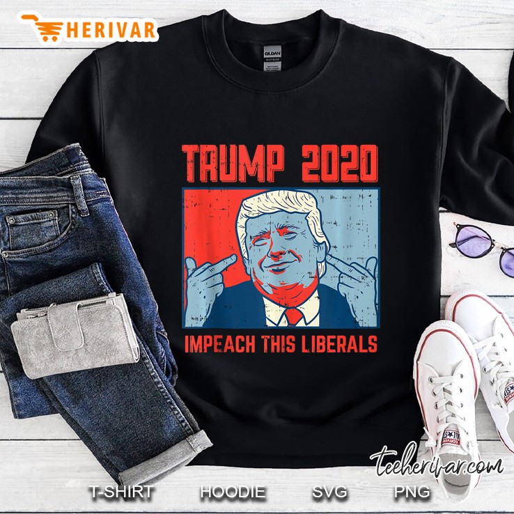 Donald Trump 2020 Impeach This Liberals Retro Poster Mugs