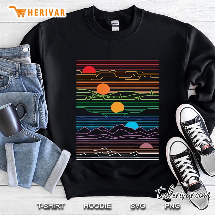 Edm Techno Sun Moon Design Dance Rave Music Festival Sweatshirt