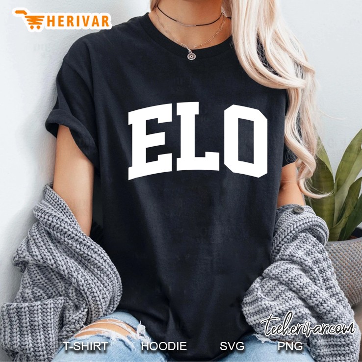 Elo Name Vintage Style Sports Arch Hoodie