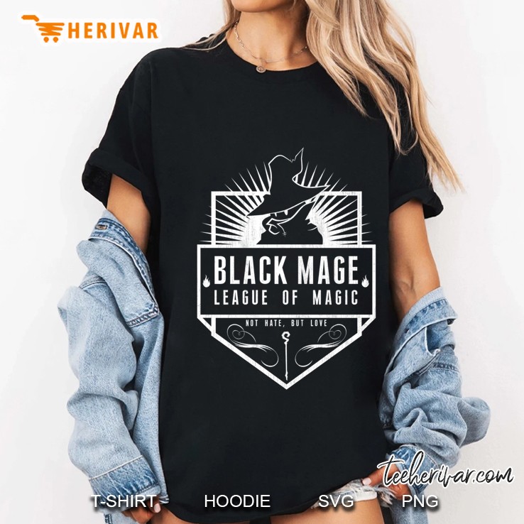 League Of Magic Black Ladies Tee