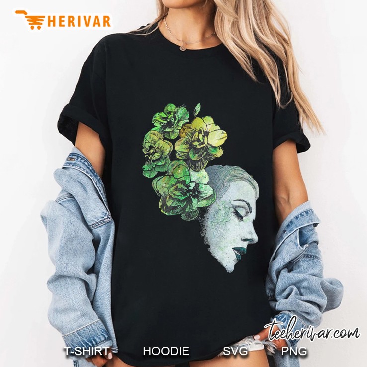 Obey Me (Flower Girl Portrait, Spray Paint Graffiti Painting) Classic Ladies Tee