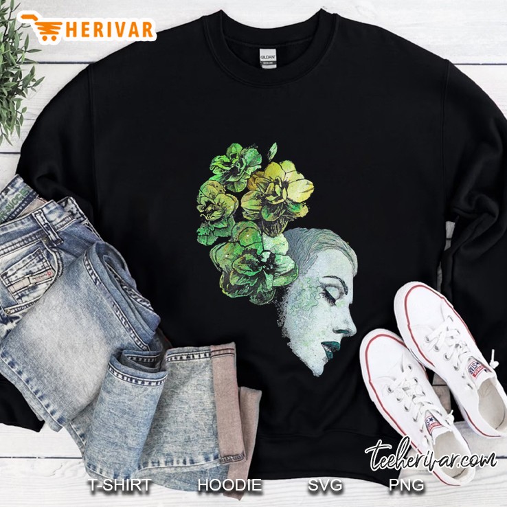 Obey Me (Flower Girl Portrait, Spray Paint Graffiti Painting) Classic Sweatshirt