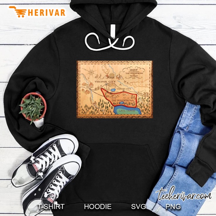 Ponderosa Map Bonanza Classic Hoodie
