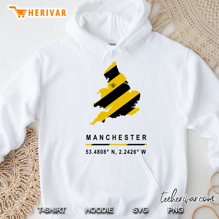 Manchester Gps Bee Map Mugs