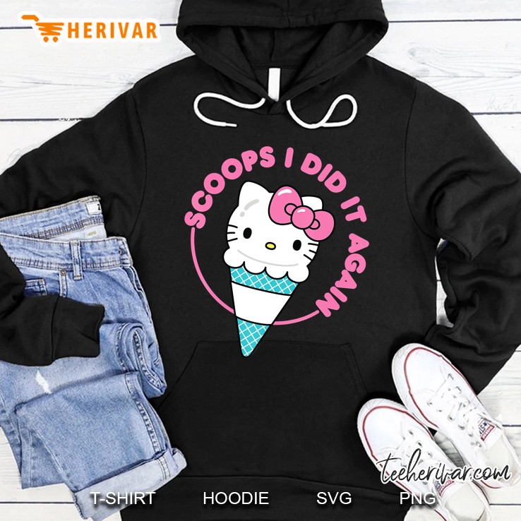 Hello Kitty Ice Cream Cone Scoops I Did It Again Mugs