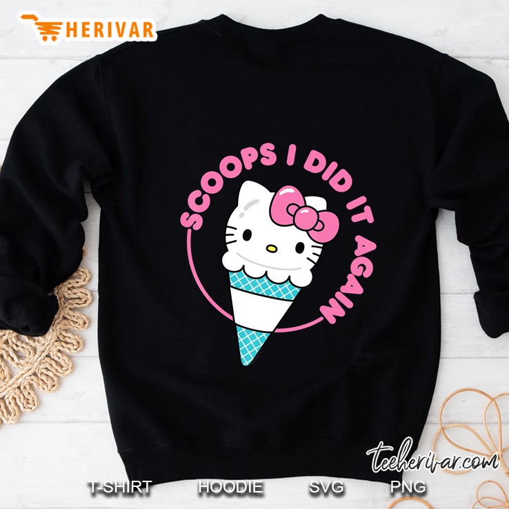 Hello Kitty Ice Cream Cone Scoops I Did It Again Mugs