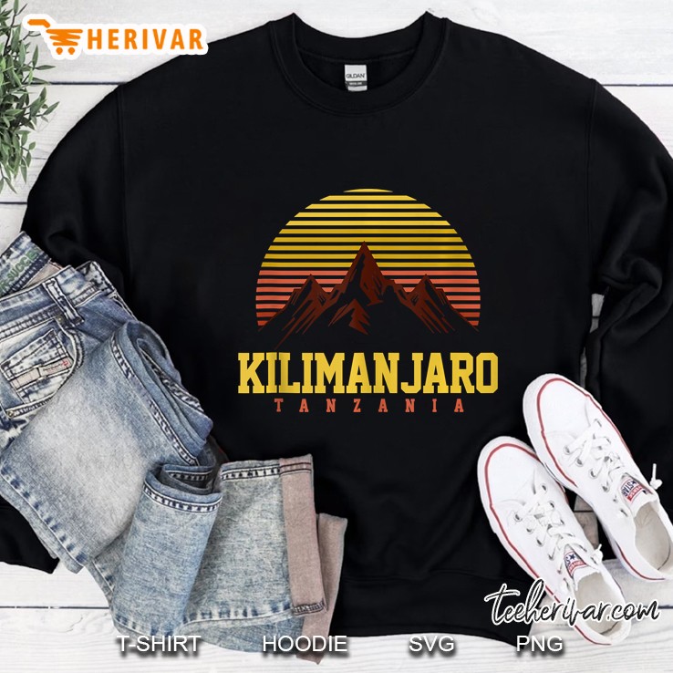 Africa Tanzania Kilimanjaro Mountain Hiking Mountaineer Gift Tank Top Sweatshirt