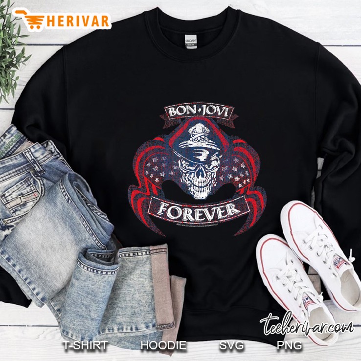 Bon Jovi Forever Skull Sweatshirt