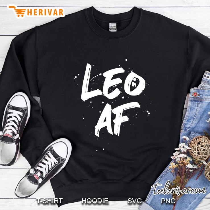 Leo Af Zodiac Sign Horoscope Birthday Sweatshirt