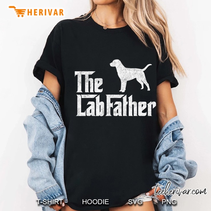Mens The Labfather Funny Labrador Owner - Cute Dog Shirt Ladies Tee
