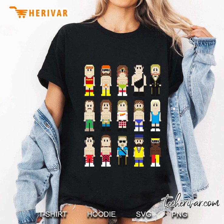 8-Bit Wrestlers! Ladies Tee