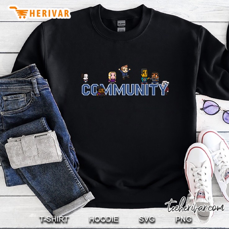 Community Logo With Characters Sweatshirt