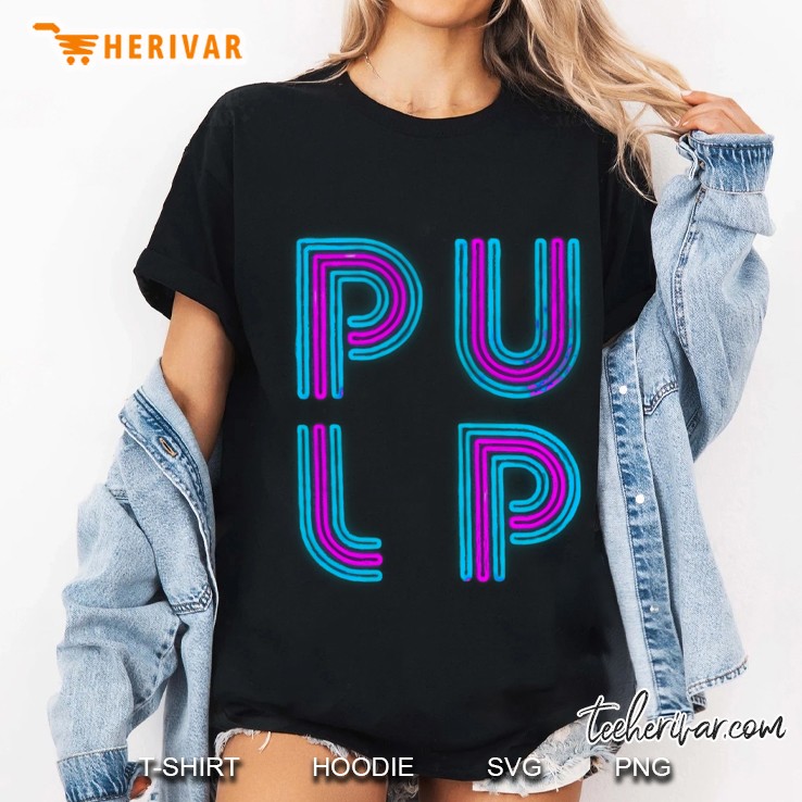 Pulp - Neon Logo Classic Ladies Tee