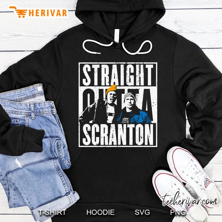 Straight Outta Scranton - Lazy Scranton Hoodie
