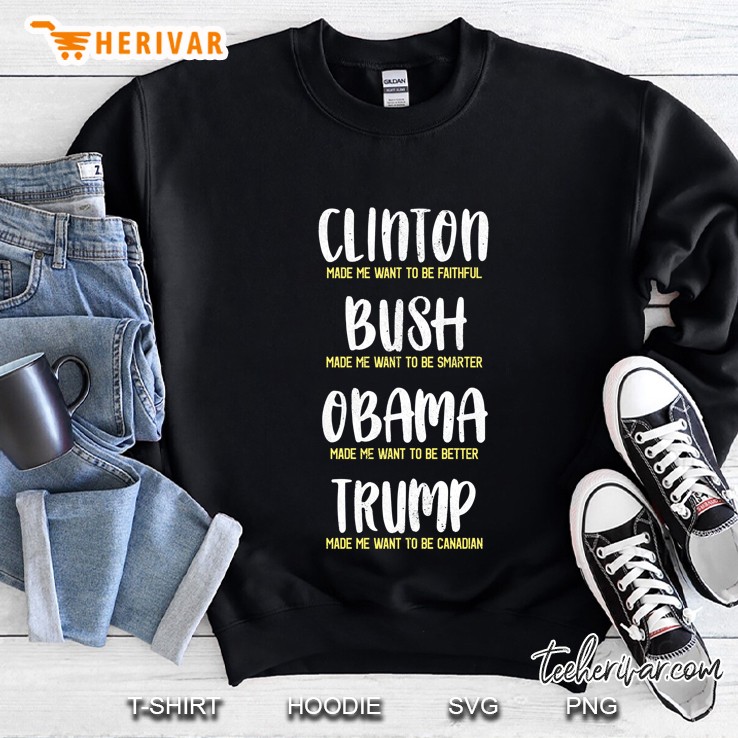 Trump Made Me Want To Be A Canadian Sweatshirt