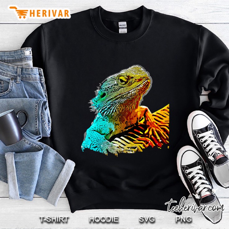 Bearded Dragon Lizard Reptile Funny Novelty Sweatshirt