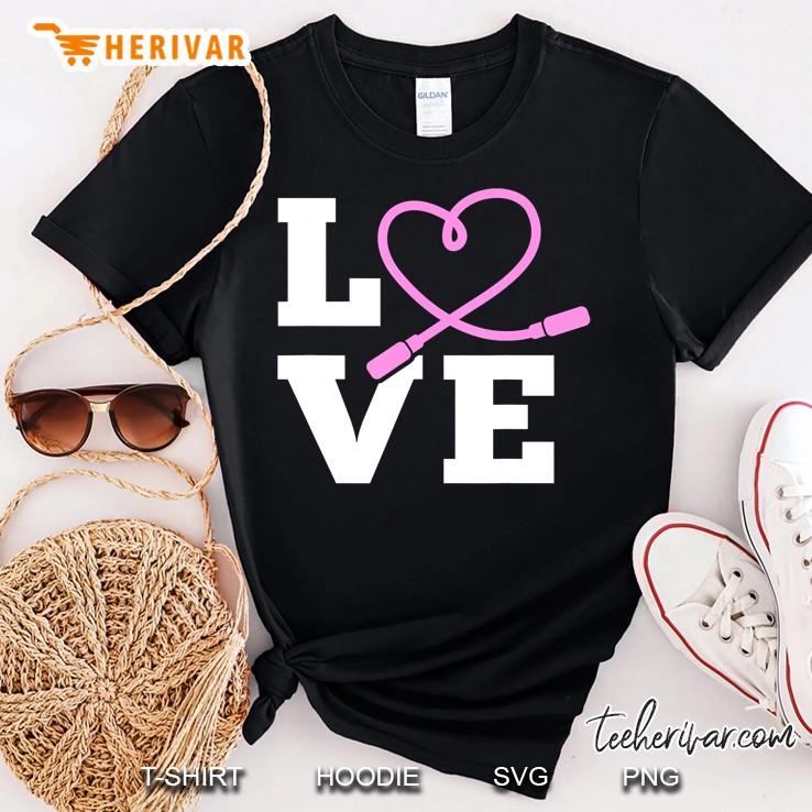Love Jump Rope Skipping Jumping Sports Shirt