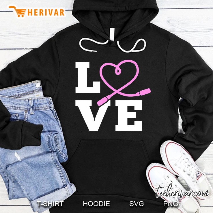 Love Jump Rope Skipping Jumping Sports Hoodie