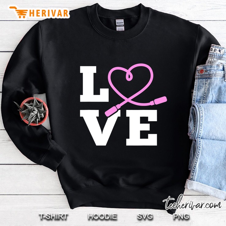 Love Jump Rope Skipping Jumping Sports Sweatshirt