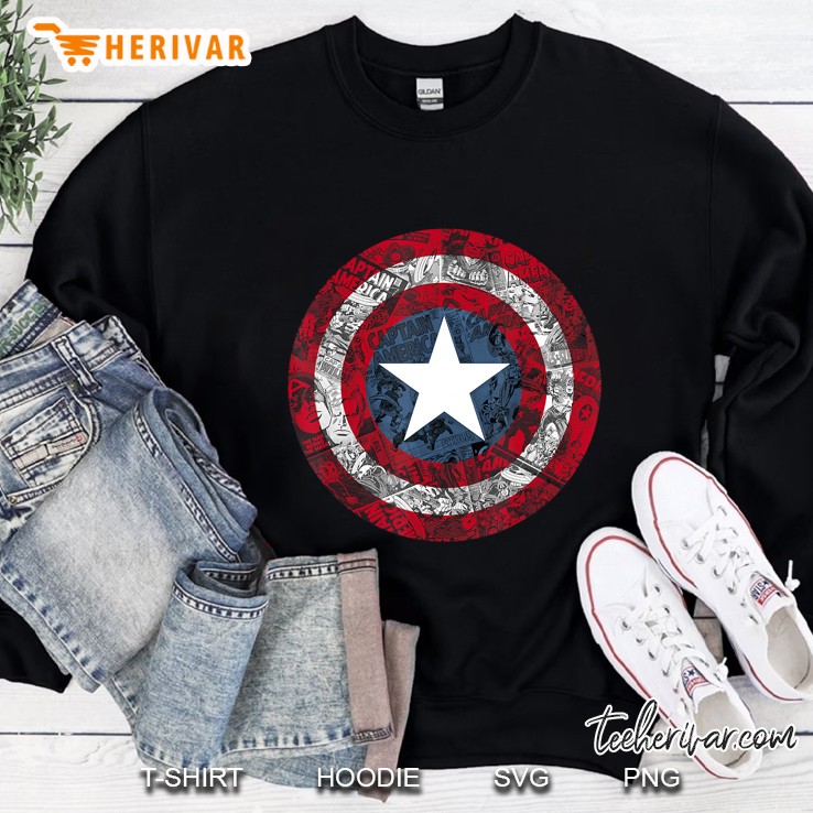 Marvel Captain America Avengers Shield Comic C1 Sweatshirt