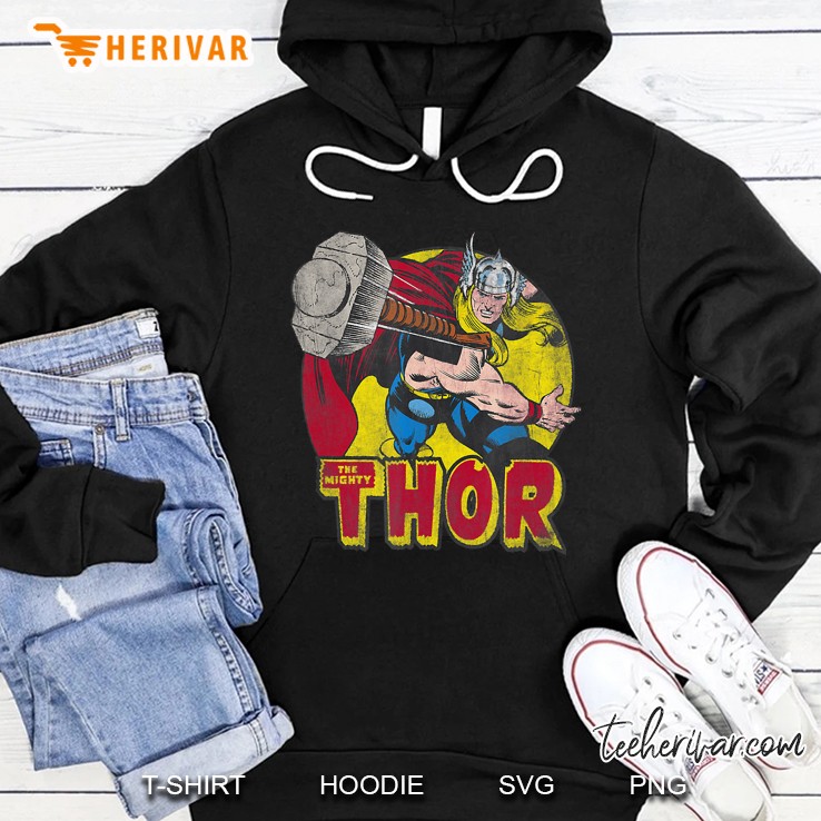 Marvel Mighty Thor Hammer Throw Hoodie