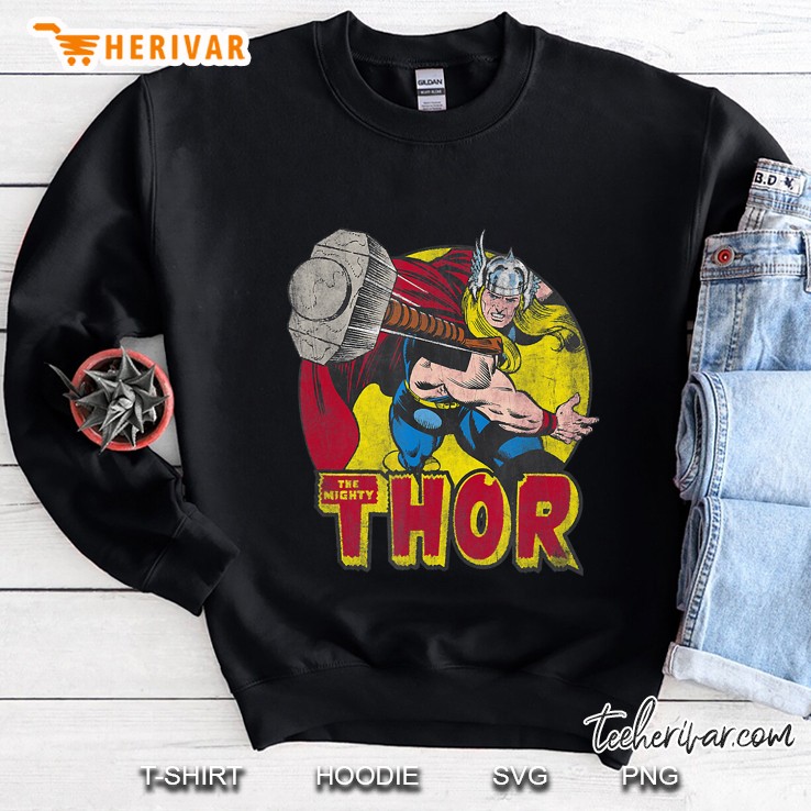 Marvel Mighty Thor Hammer Throw Sweatshirt