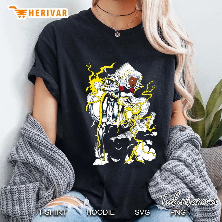Marvel X-Men Storm Action Pose Ladies Tee