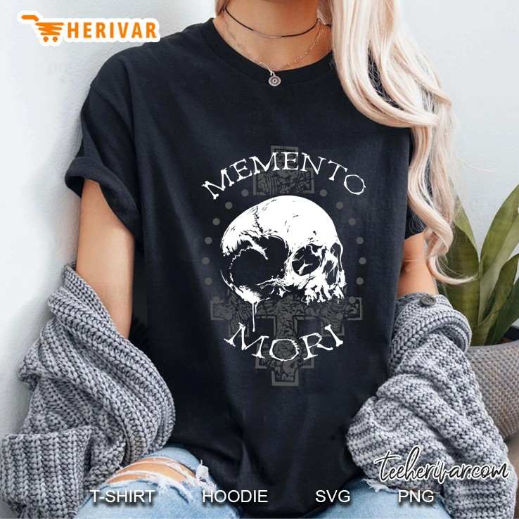 Memento Mori Gothic Skull Ladies Tee