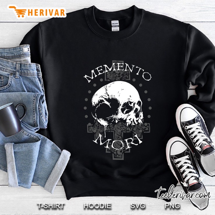 Memento Mori Gothic Skull Sweatshirt