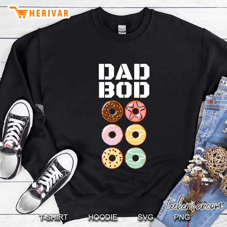 Dad Bod Donut Abs Dad Father Sweatshirt