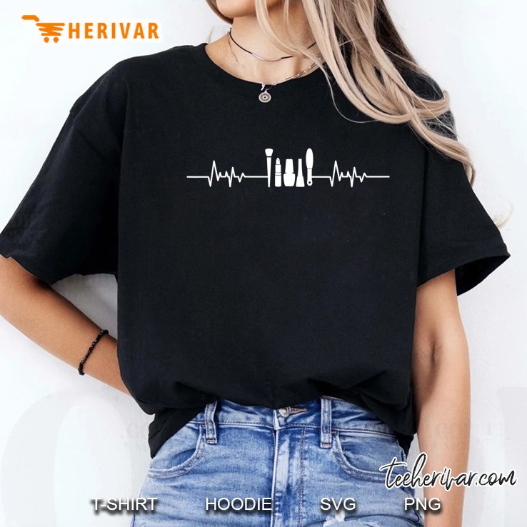 Nail Technician Heartbeat Nail Tech Artist Manicurist Hoodie