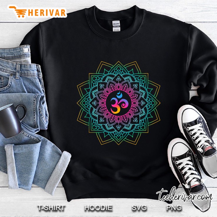 Om Meditation Mandalas Unisex Yoga Sweatshirt