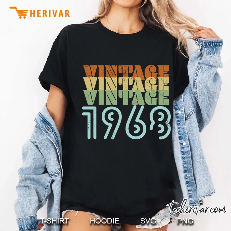 52Nd Birthday Retro - Vintage 1968 Ver2 Hoodie