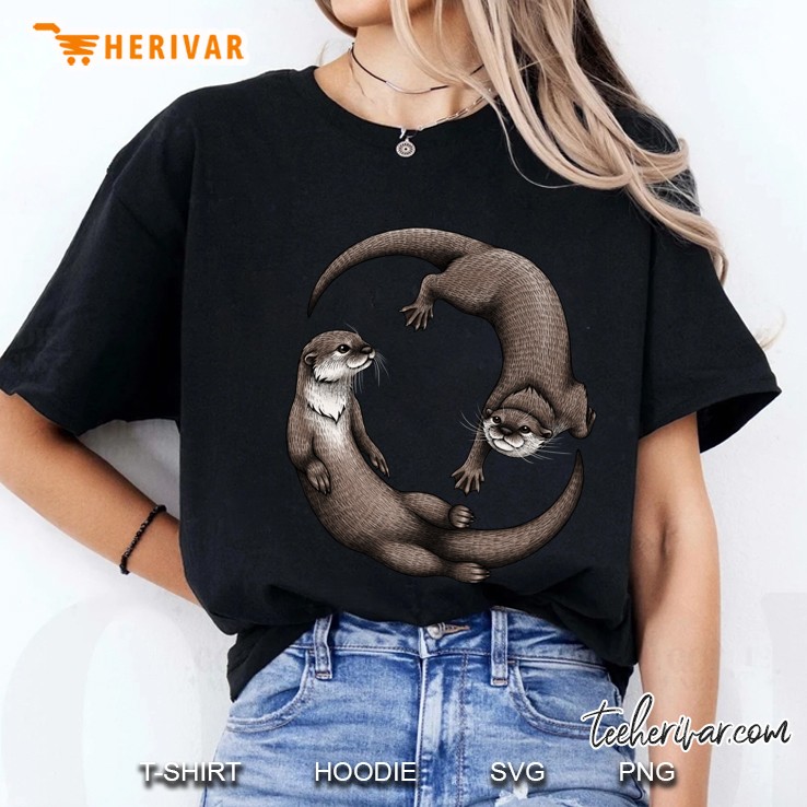 Asian Small-Clawed Otters Classic Ladies Tee