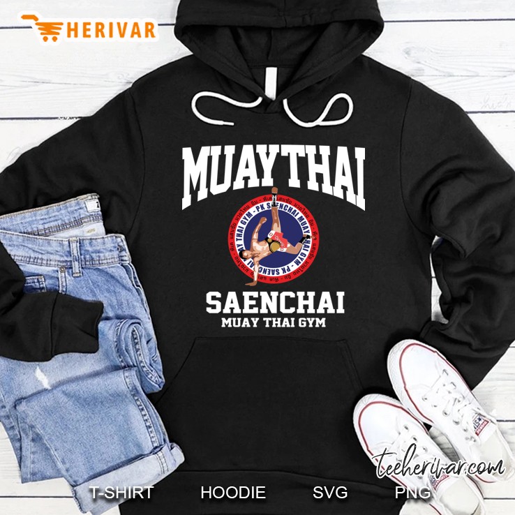Cartwheel Kick Pk Saenchai Muay Thai Boxing Gym Lumpinee Champion Hoodie