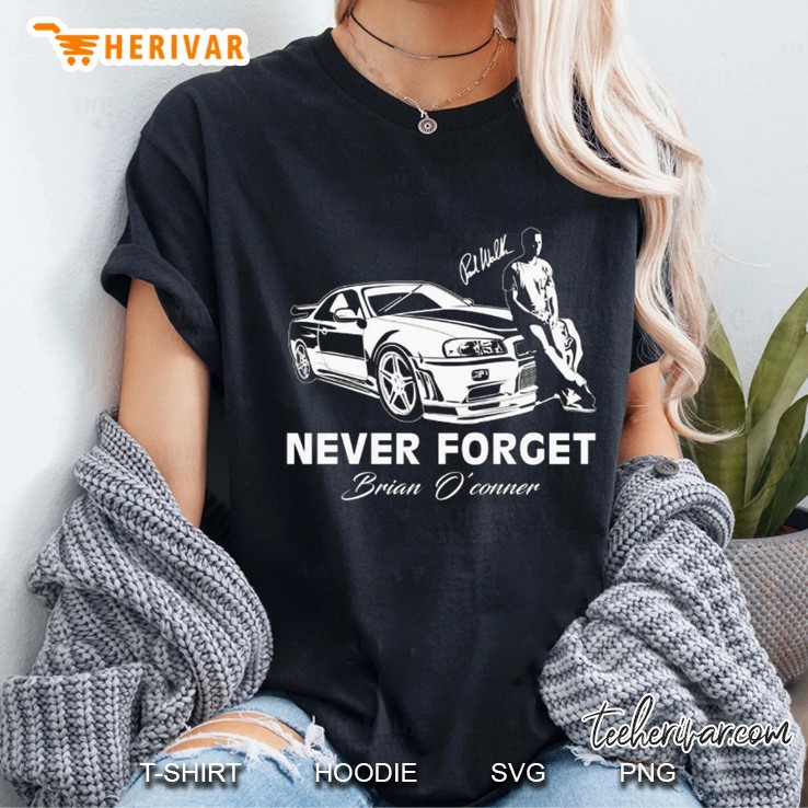 Fast 8 - Never Forget Paul Walker Ladies Tee