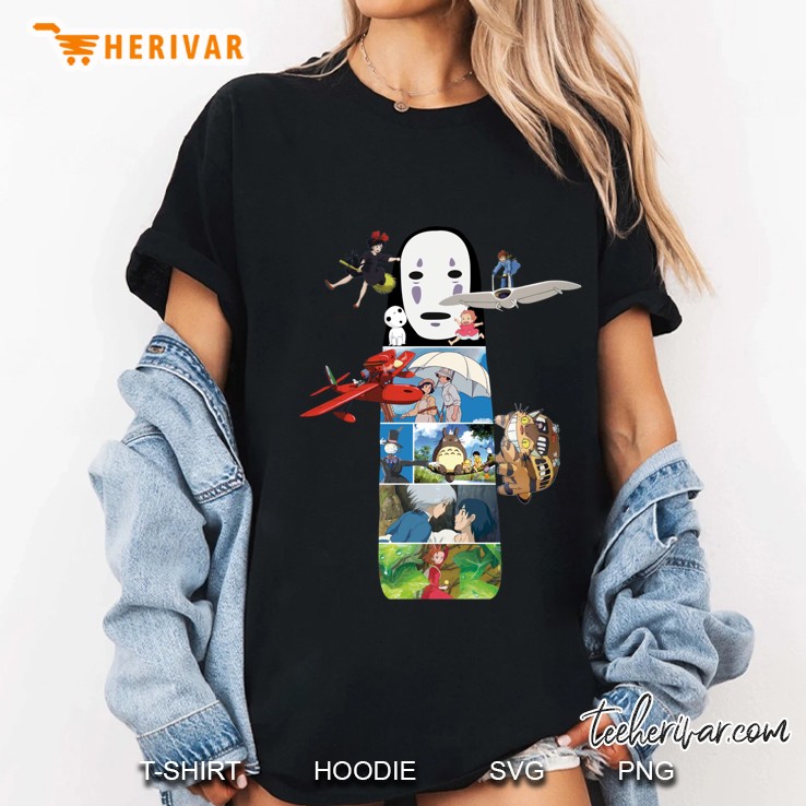 No Face-Hayao Miyazaki Films Ladies Tee