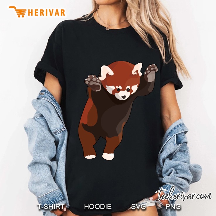 Red Panda Excited Hoodie